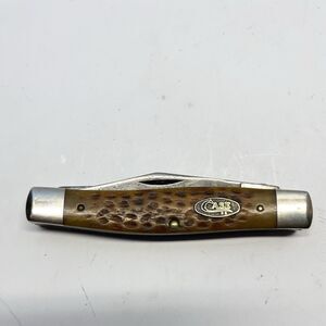 Case XX USA 5 Dot Knife Moose Pattern Emblem 2 Blade 6275SP